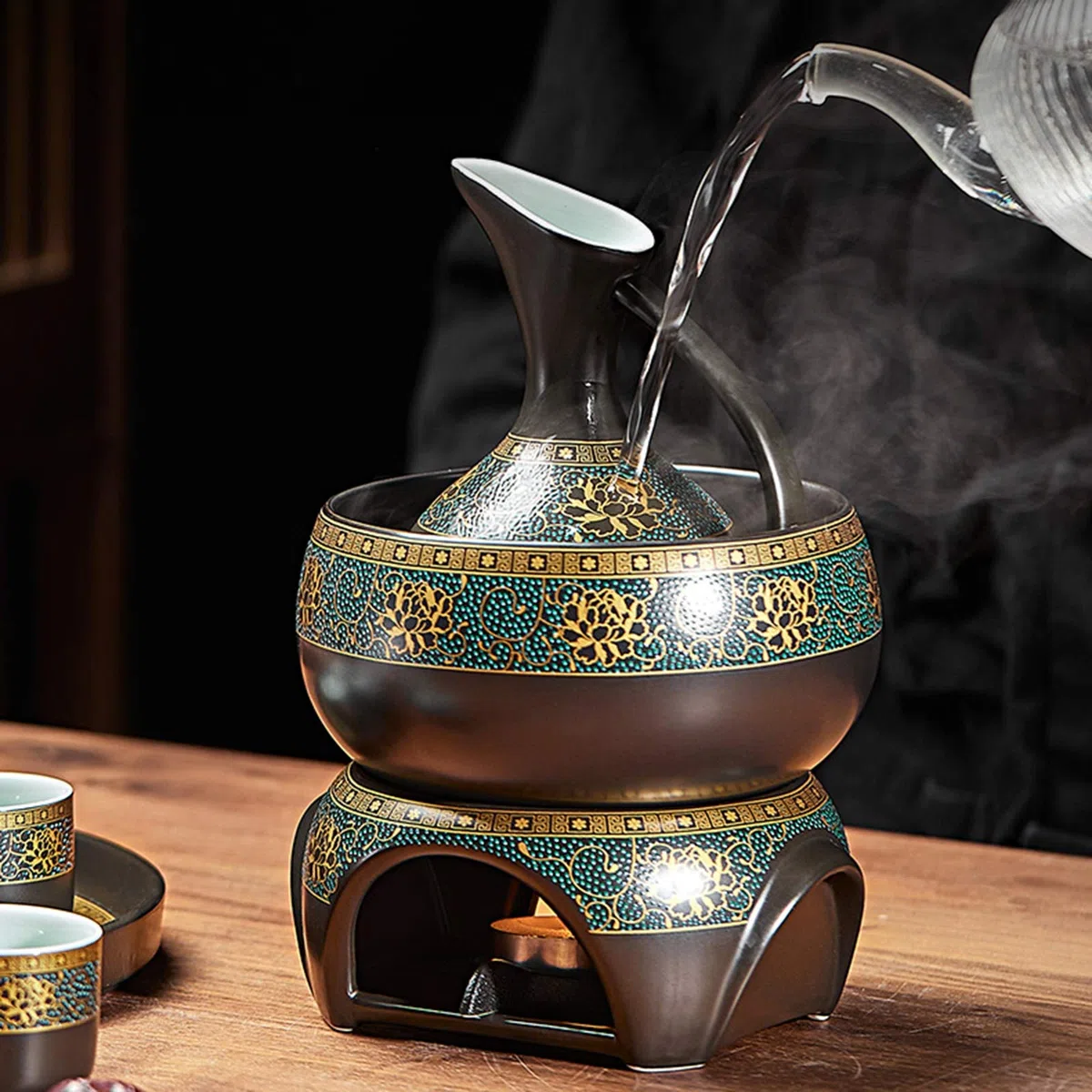 Traditionelles Sake-Glas, Keramik-Weingläser, 6-teiliges Set, einfach zu bedienen, ideal für Kulturliebhaber