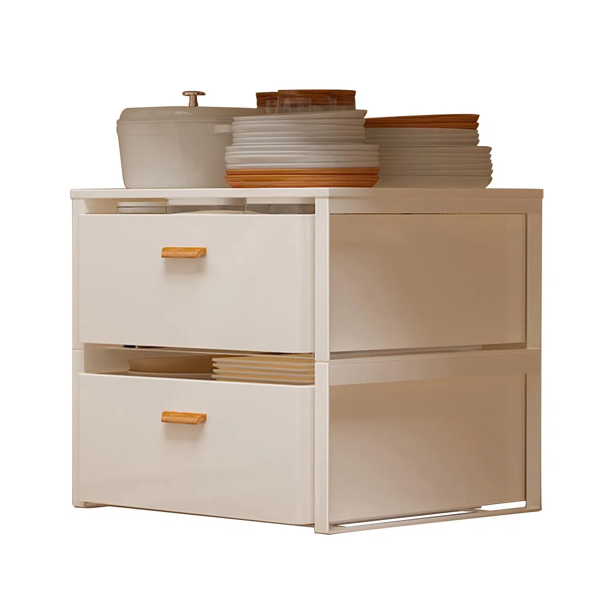 Generisch Schrank Ausziehbarer Korb Slide out Drawer Pull out Cabinet Organizer Kitchen Schrank Ausziehbare Schublade Küche Teleskopschublade Küche Ohne Bohren