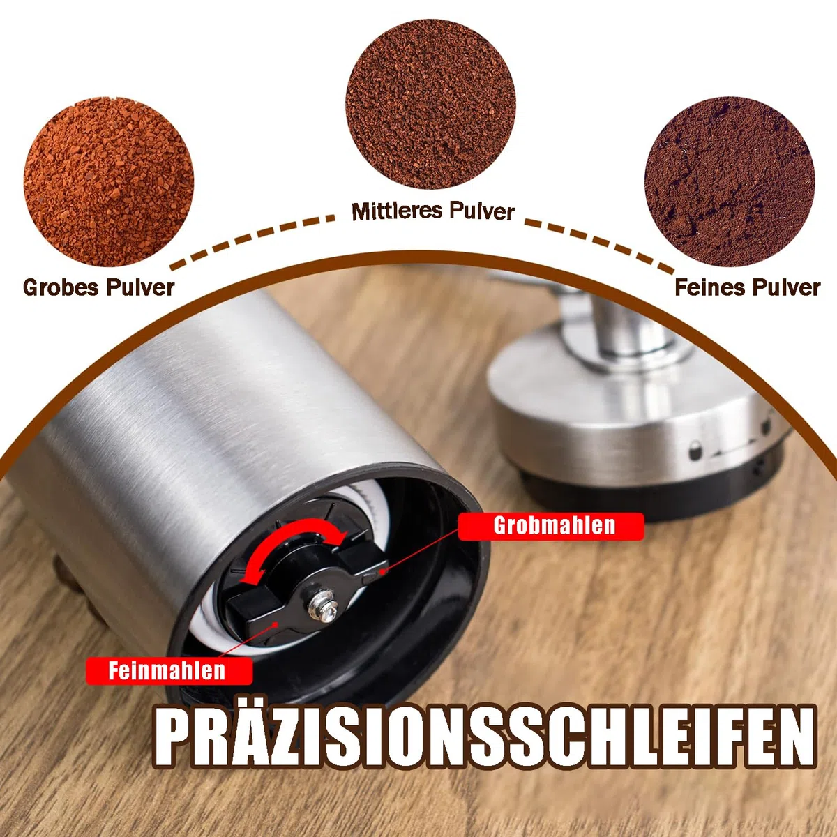 OKYUK 7 in 1 Espressokocher Set, Aluminium Espressokocher für die Herdplatte für 3 Tassen 150 ml, Elektroherd, Espressomaschine für Cappuccino, Latte, Mokka, für Reisen oder Camping (Weiß)