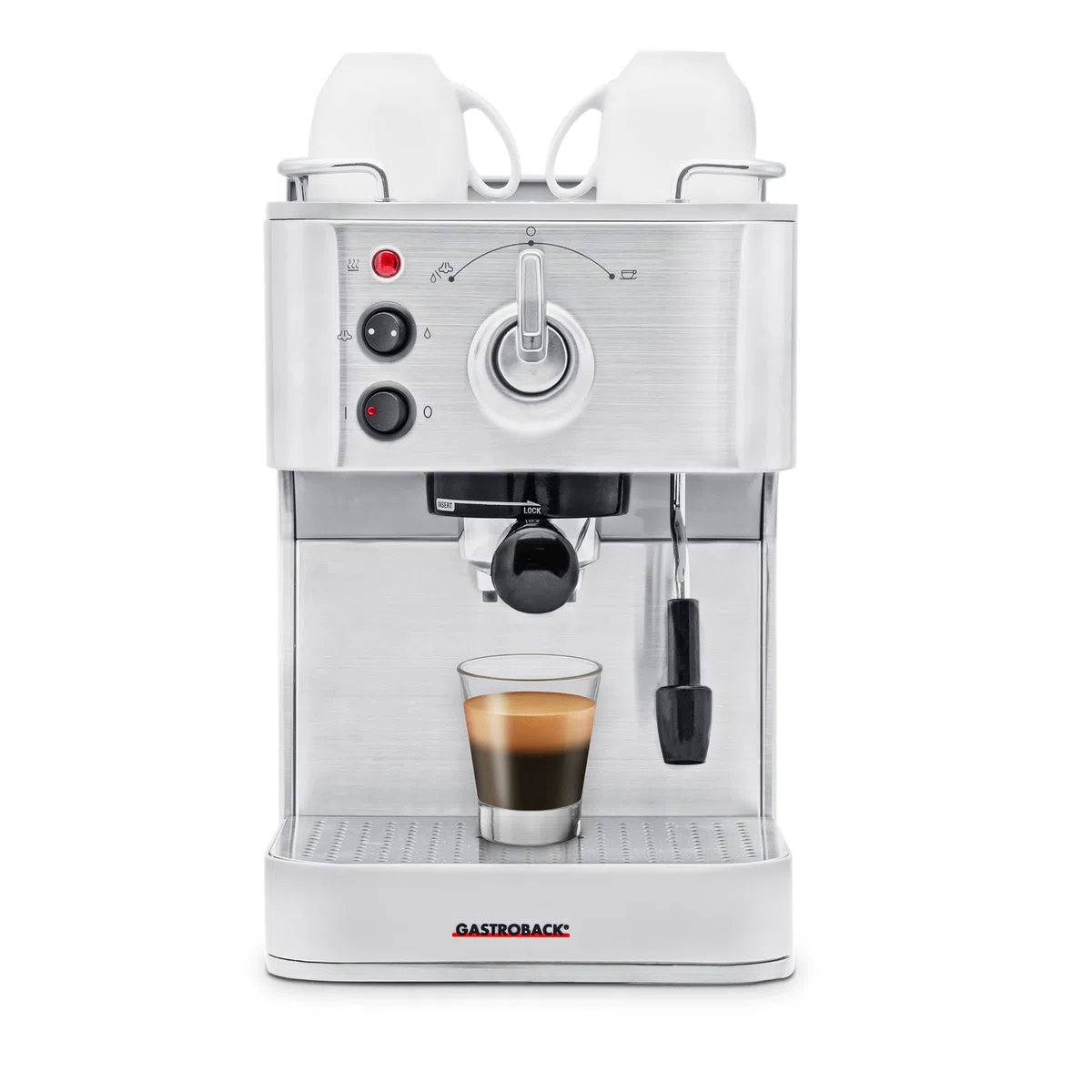 GASTROBACK 42606 Design Espresso Plus, Silber