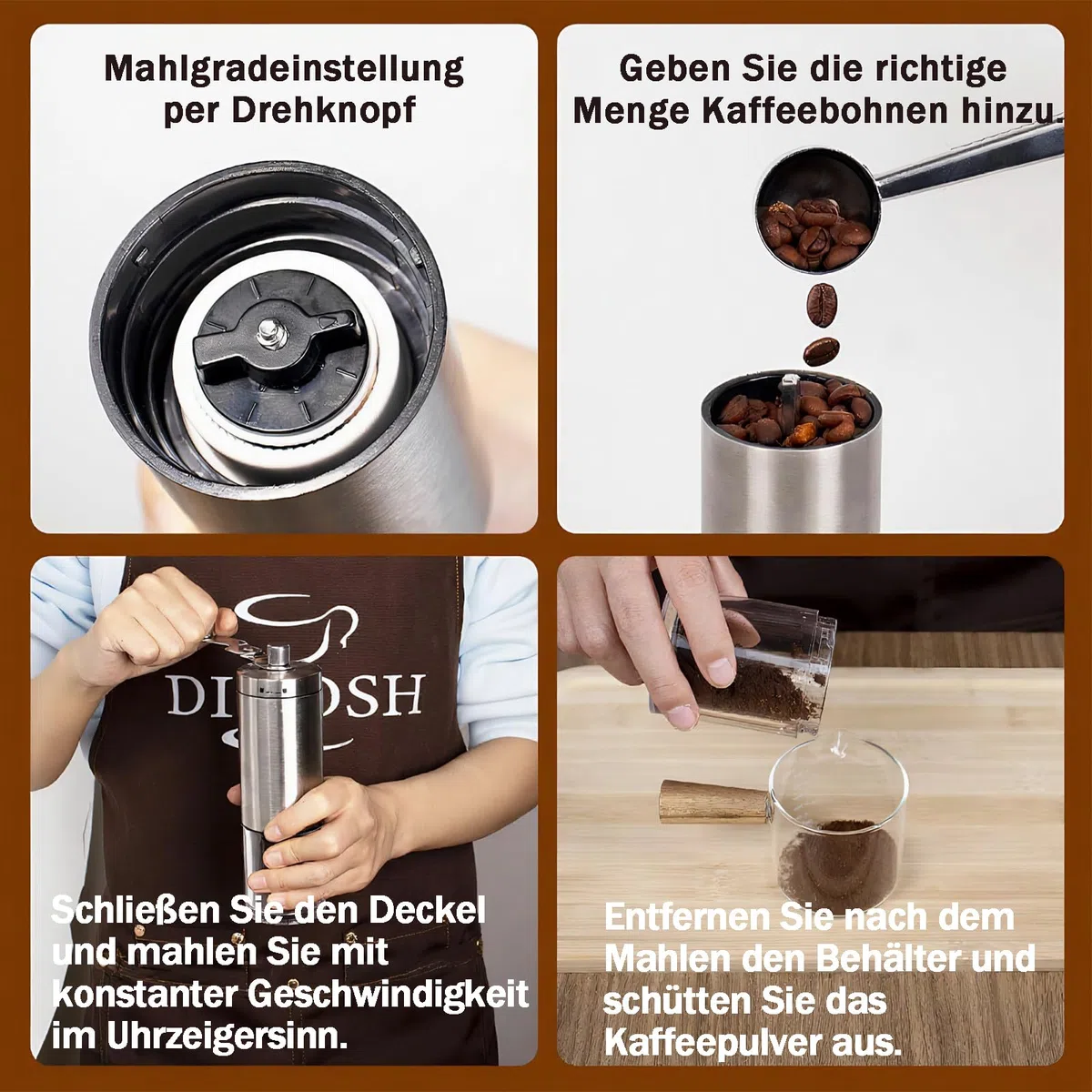 OKYUK 7 in 1 Espressokocher Set, Aluminium Espressokocher für die Herdplatte für 3 Tassen 150 ml, Elektroherd, Espressomaschine für Cappuccino, Latte, Mokka, für Reisen oder Camping (Weiß)
