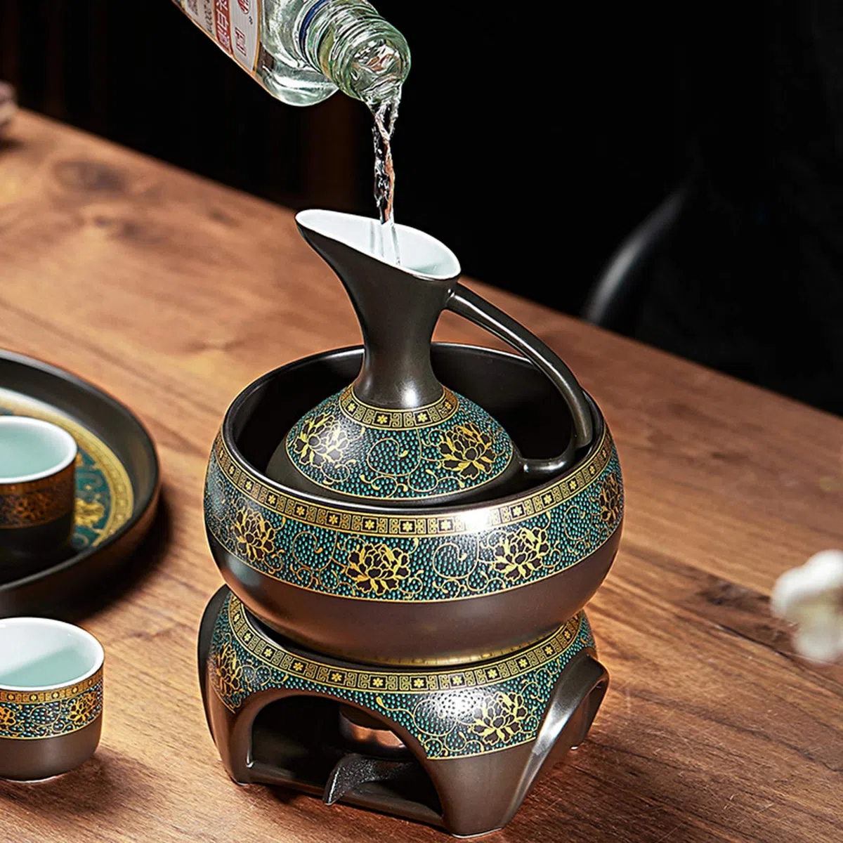 Traditionelles Sake-Glas, Keramik-Weingläser, 6-teiliges Set, einfach zu bedienen, ideal für Kulturliebhaber