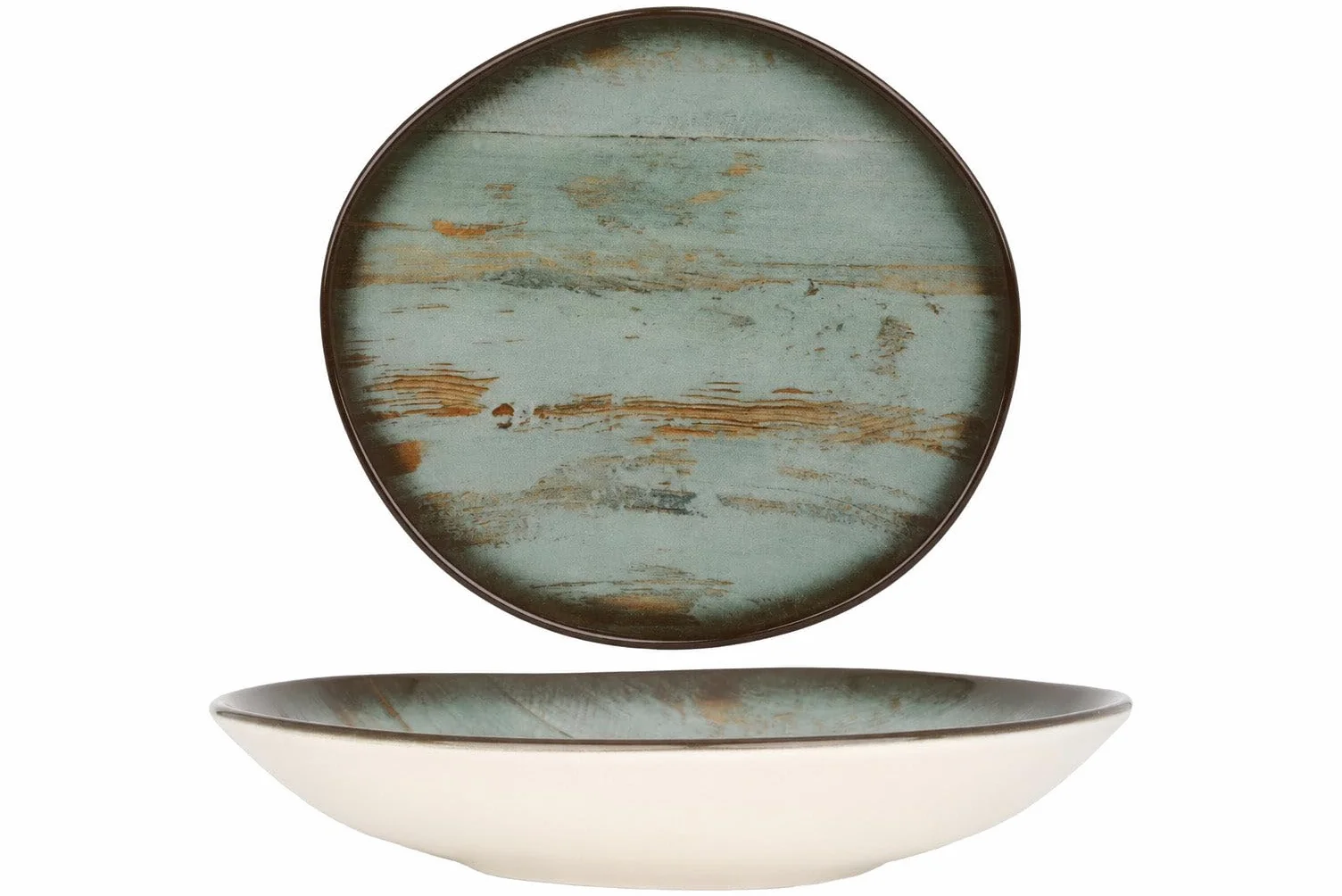 Bonna Geschirrset - Madera - 24 teilig - 6 Personen - Porzellan